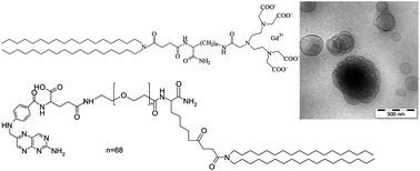 Graphical abstract: Nanostructures based on monoolein or diolein and amphiphilic gadolinium complexes as MRI contrast agents