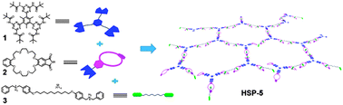 Graphical abstract: A hyperbranched supramolecular polymer constructed by orthogonal triple hydrogen bonding and host–guest interactions