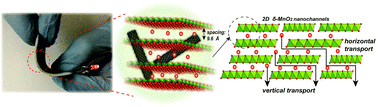 Graphical abstract: A long-lifespan, flexible zinc-ion secondary battery using a paper-like cathode from single-atomic layer MnO2 nanosheets