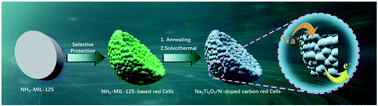 Graphical abstract: In situ anchor of Na2Ti3O7 in nitrogen-rich carbon hollow red blood cell-like structure as a 0D-3D hierarchical electrode material for efficient electrochemical desalination