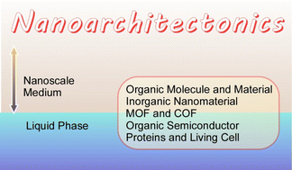 Graphical abstract: Materials nanoarchitectonics in a two-dimensional world within a nanoscale distance from the liquid phase