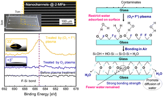 Graphical abstract: Room-temperature bonding of glass chips via PTFE-assisted plasma modification for nanofluidic applications