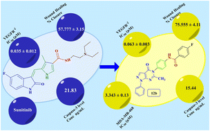 Graphical abstract: Novel pyrazolo[3,4-d]pyrimidine derivatives: design, synthesis, anticancer evaluation, VEGFR-2 inhibition, and antiangiogenic activity