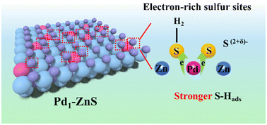 Graphical abstract: Activating S surfaces by reversing the electron supply direction for fast hydrogen sensing