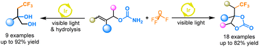 Graphical abstract: Photoredox-catalyzed oxytrifluoromethylation of alkenes toward CF3-containing five-membered cyclic carbonates