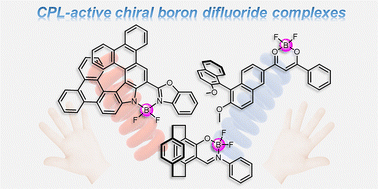 Graphical abstract: Recent advances in circularly polarized luminescence (CPL) of chiral boron difluoride complexes