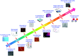 Graphical abstract: Recent progress in the tailored growth of two-dimensional hexagonal boron nitride via chemical vapour deposition