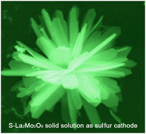 Graphical abstract: S-La2Mo2O9 solid solution: a sulfur cathode with a non-shaped matrix enables a better lithium–sulfur battery