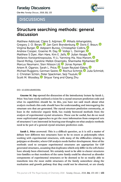 Structure searching methods: general discussion