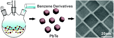 Graphical abstract: A guard to reduce the accidental oxidation of PbTe nanocrystals