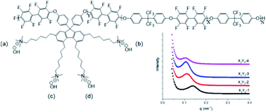 Graphical abstract: Anion conducting multiblock copolymers with multiple head-groups