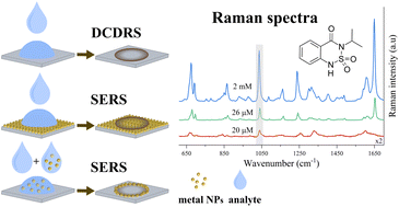 Graphical abstract: Analytical applications of droplet deposition Raman spectroscopy
