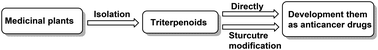 Graphical abstract: Comprehensive review of plant-derived triterpenoid types, structures and cytotoxicity: an update from 2015 to 2024