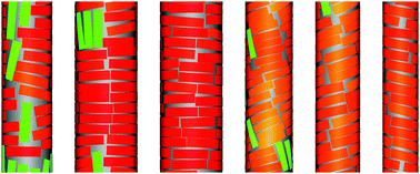 Graphical abstract: Liquid crystals of hard rectangles on flat and cylindrical manifolds