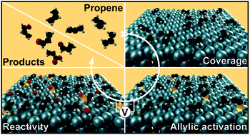 Graphical abstract: Towards an atomistic understanding of electrocatalytic partial hydrocarbon oxidation: propene on palladium