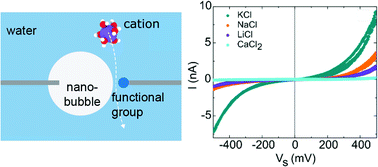 Graphical abstract: Voltage gated inter-cation selective ion channels from graphene nanopores