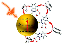 Graphical abstract: Insights into plasmon induced keto–enol isomerization