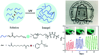 Graphical abstract: A transparent, stretchable, stable, self-adhesive ionogel-based strain sensor for human motion monitoring