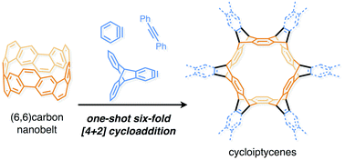 Graphical abstract: Synthesis of cycloiptycenes from carbon nanobelts