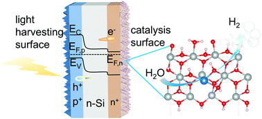Graphical abstract: Oxygen-vacancy-rich nickel hydroxide nanosheet: a multifunctional layer between Ir and Si toward enhanced solar hydrogen production in alkaline media