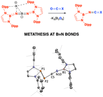 Graphical abstract: Metathesis chemistry of inorganic cumulenes driven by B–O bond formation
