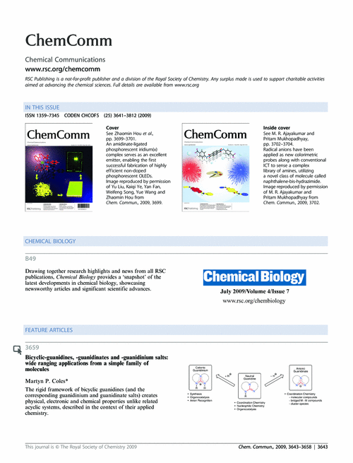 Contents and Chemical Biology