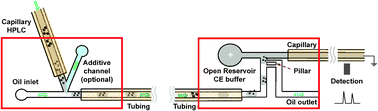 Graphical abstract: Droplet-based compartmentalization of chemically separated components in two-dimensional separations