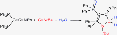 Graphical abstract: A three-component reaction involving isocyanide, phosphine and ketenimine functionalities