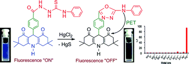 Graphical abstract: Highly selective, sensitive and quantitative detection of Hg2+ in aqueous medium under broad pH range
