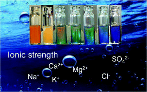 Graphical abstract: Ionic strength assay via polyacrylate–ferriferrous oxide magnetic photonic crystals