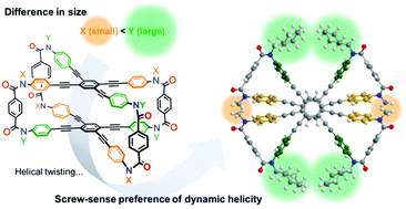 Graphical abstract: Planar chiral desymmetrization of a two-layered cyclophane and control of dynamic helicity through the arrangement of two nonstereogenic centers