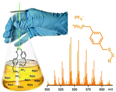 Graphical abstract: Selective mass spectrometric analysis of thiols using charge-tagged disulfides
