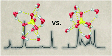Graphical abstract: Vibrational spectroscopy of the hexahydrated sulfate dianion revisited: role of isomers and anharmonicities