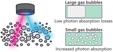 Graphical abstract: Interaction of light with gas–liquid interfaces: influence on photon absorption in continuous-flow photoreactors