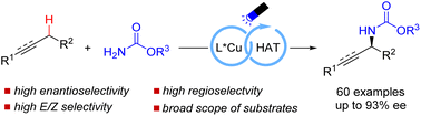 Graphical abstract: Photoinduced copper-catalysed enantioselective amination of allylic and propargylic C–H bonds