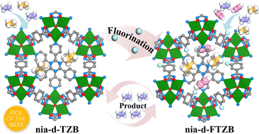 Graphical abstract: Fluorine-mediated single-step ethylene purification in face-transitive metal–organic frameworks from binary to ternary gas mixtures