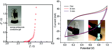 Graphical abstract: Nanostructured conductive polypyrrole hydrogels as high-performance, flexible supercapacitor electrodes