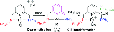 Graphical abstract: Palladium(ii) complexes featuring a mixed phosphine–pyridine–iminophosphorane pincer ligand: synthesis and reactivity