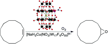 Graphical abstract: Aerobic epoxidation catalysed by transition metal substituted polyfluorooxometalates