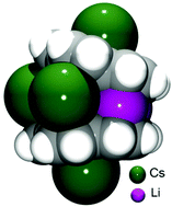 Graphical abstract: Mixing Li and Cs in the reduction of corannulene for the assembly of a cesium-capped sandwich with a hexanuclear heterometallic core