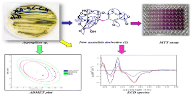 Graphical abstract: Austalide derivative from marine-derived Aspergillus sp. and evaluation of its cytotoxic and ADME/TOPKAT properties