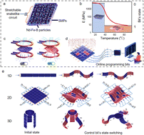 Graphical abstract: Online reprogramming electronic bits for N dimension fractal soft deformable structures