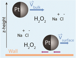 Graphical abstract: The motion of catalytically active colloids approaching a surface