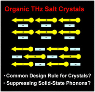 Graphical abstract: Ionic organic terahertz crystals: a perspective on design and solid-state phonon absorption