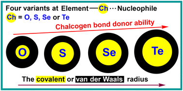 Graphical abstract: Effect of a single chalcogen atom variation on the chalcogen bond parameters: CSD analysis and theoretical calculations