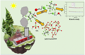 Graphical abstract: A theoretical investigation on the mechanistic and kinetic study of 2,2,3,3,4,4,5,5-octafluorocyclopentanol with OH radicals and Cl atoms and its implications in new particle formation