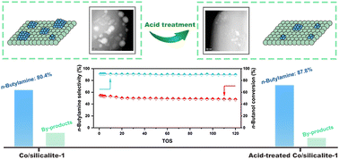 Graphical abstract: Unlocking high selectivity and stability of a cobalt-based catalyst in the n-butanol amination reaction