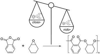 Graphical abstract: A comparative study on nido- and closo-carborane supported zinc-salen catalysts for the ROCOP of epoxides and anhydrides