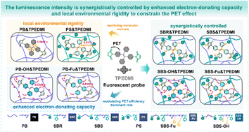 Graphical abstract: Constrained photoinduced electron transfer (PET) luminescence enabling dual modal microenvironment probing and information encryption