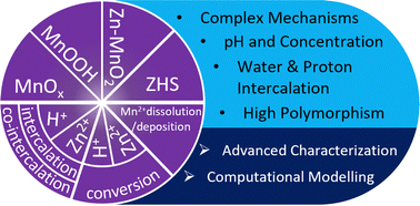 Graphical abstract: Progress and perspectives on the reaction mechanisms in mild-acidic aqueous zinc–manganese oxide batteries